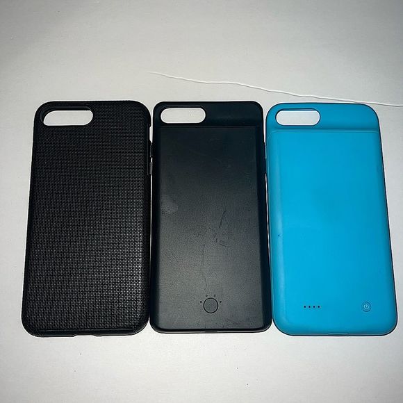 3 IPhone 7+/8+ Cases (2 Battery Cases) - Picture 1 of 16